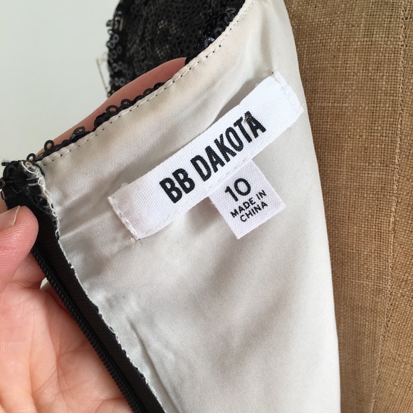 BB DAKOTA black sequin lace party dress. - Picture 8 of 8